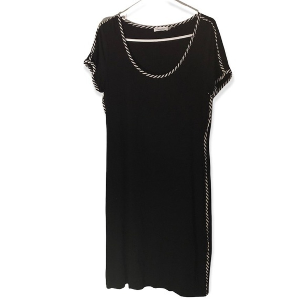 Calvin Klein Dress Womenโs 12 Blackโ Scoop Neck Whimsigoth
